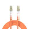 Buacoz LC/UPC to LC/UPC Multimode Fiber Patch Cable,(50Meter/164ft) OM2 50/125m Duplex Fiber Optic Cable Jumper Optical Patch Cord LSZH Orange Industrial Fiber Optic Internet Cables view 1