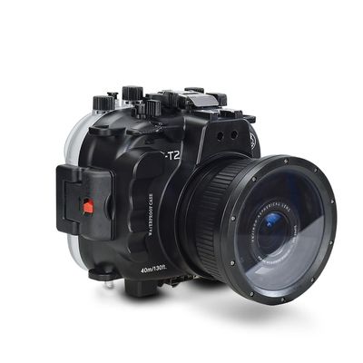 Sea frogs Underwater Camera Housing Compatible with Fujifilm X-T2 16-50/18-55mm IPX8 40m/130ft Maximum Diving Depth Waterproof Camera Case for Diving, Surfing, Rowing
