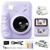 Kids Camera Instant Print, 3.0'' Screen 48MP Photo Instant Camera for Kids with 32GB Card, 1080P HD Digital Child Printable Camera, Gift for 3-12 Year Old Girls Boys (Purple) view 1
