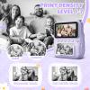 Kids Camera Instant Print, 3.0'' Screen 48MP Photo Instant Camera for Kids with 32GB Card, 1080P HD Digital Child Printable Camera, Gift for 3-12 Year Old Girls Boys (Purple) view 4