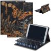 Keyboard Case for Samsung Galaxy Tab A 10.1 2019 (SM-T510/T515), Detachable Wireless Bluetooth Keyboard Case for 10.1 Inch Galaxy Tab A Tablet SM-T510 SM-T515 SM-T517 2019, Orange Black Moth view 1