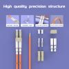 Buacoz LC UPC to ST UPC OM2 Multimode Fiber Patch Cable 7.5Meter/24ft 50/125m Duplex Fiber Optic Internet Cables LSZH Orange Industrial Fiber Optic Jumper Optical Patch Cord view 4