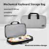 Tenkeyless Keyboard Case, Hard Shell Travel Carrying Bag Compact 87 and 98 Key Computer Mechanical Gaming Keyboard, Compatible with Aula F99, Logitech G915 TKL, G PRO Keyboard, G PRO X TKL view 3