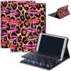 Keyboard Case for Samsung Galaxy Tab A 10.1 2019 (SM-T510/T515), Detachable Wireless Bluetooth Keyboard Case for 10.1 Inch Galaxy Tab A Tablet SM-T510 SM-T515 SM-T517 2019, Leopard Lips view 1
