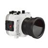 Sea frogs Underwater Camera Housing Compatible with Sony A7 / A7R / A7S Pro 28-70mm 40m/132ft Maximum Diving Depth Waterproof Camera Case for Diving, Surfing, Rowing, White view 1