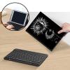 AIRWEE Keyboard Case for Amazon Kindle Fire HD 8/HD 8 Plus(2020 Release, 10th & 2022 Release, 12th), Detachable Wireless Bluetooth Keyboard and Auto Sleep/Wake Fire HD8 Case Keyboard, Black Sun Moon view 4