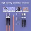Buacoz ST UPC to ST UPC OM2 Fiber Patch Cable 7Meter/22ft Multi Mode Duplex Fiber Optical Cable Patch Cord Jumper,50/125m Fiber Optic Internet Cable LSZH Orange view 4