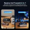 Boannice NFC Multifunction Bluetooth Adapter RGB Bluetooth 5.3 Audio Receiver Transmitter Adapter for Speakers,PC,Laptop,TV,Amplifiers,Projector,Cars, USB, 3.5 mm AUX, DAC, Coaxial, Optical, RCA view 4