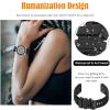 2 Pack Waterproof Band Compatible with Garmin Fenix 5X / 6X / 7X Watch Band, QuickFit 26mm Band for Fenix 7X Pro / 6X Pro / 5X Plus / Tactix Delta (Black/Navy) view 4