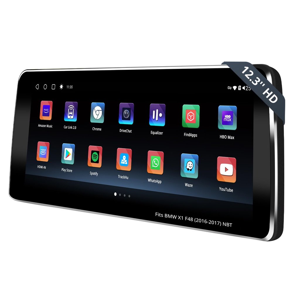 [12.3 inch] ATOTO Android Car Stereo Compatible with BMW X1 Series F48 2016-2017 NBT System, Keep Original Function, Wireless CarPlay & Android Auto, 4 * 49W Amp,DSP32B EQ