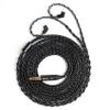 2M Long Recessed 2Pin IEM Cable, in Ear Monitor Replacement Earphone Cable, KBEAR ST12 Plus 8 Core 4N OFC Silver-plated HiFi Headphone Wire for KZ ZS10 PRO/ZSN PRO X/CCA CRA Earbuds (Dark, QDC 3.5MM) view 1