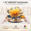 Fitpolo Smart Watch for Women,1.3" AMOLED Touchscreen Fitness Tracker, Make/Answer Calls, Heart Rate SpO2 Monitor, IP68 Waterproof, Sleep & Activity Tracking Smartwatch for Android Phones iPhone view 2