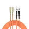 Buacoz 150Meter/492ft OM2 Fiber Patch Cable SC/UPC to ST/UPC Multimode Duplex Fiber Optic Internet Cables - 50/125m Industrial Indoor Fiber Optic Jumper Optical Patch Cord view 1