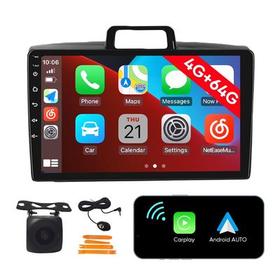 [4G 64G] Android Car Stereo FM Radio Carplay Android Auto 9" Touchscreen Headunit Media Player with Backup Camera for Toyota Carolla Axio