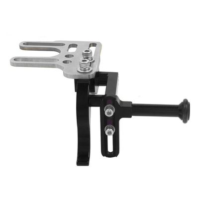 Aluminum Adjustable Shutter Trigger Extension Rod for Diving Mount Stand SLR Underwater Tray Adapter Compatible with Canon Nikon GoPro Cameras, Black