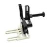 Aluminum Adjustable Shutter Trigger Extension Rod for Diving Mount Stand SLR Underwater Tray Adapter Compatible with Canon Nikon GoPro Cameras, Black view 2