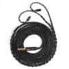 2M Extra Long MMCX IEM Cable, in Ear Monitor Replacement Earbuds Earphone Cable, KBEAR ST12 Plus 8 Core 4N OFC Silver-Plated HiFi Headphone Wire for TIN Audio T2 T3 Shure Earphones (Dark, MMCX 4.4MM) view 1
