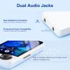 128GB MP3 Player with Upgrade Bluetooth 5.3, Portable High Fidelity Lossless Music Player, 2.4IN Full Touchscreen MP3 Player with Built-in HD Speaker, Dual Headphone Ports, FM Radio, Recording, E-Book view 4