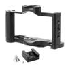 Aluminum Camera Protective Cage Grip Rig with Cold Shoe 1/4 3/8 Screw Mount for Sony ZV1 Camera view 2