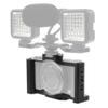 Aluminum Camera Protective Cage Grip Rig with Cold Shoe 1/4 3/8 Screw Mount for Sony ZV1 Camera view 4