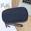 Housoutil Travel Electronics Organizer Bag Compact Double Storage Case for Cables Chargers Earphones and Power Banks Stylish and Portable Pouch for Travel Accessories view 2