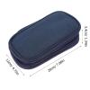 Housoutil Travel Electronics Organizer Bag Compact Double Storage Case for Cables Chargers Earphones and Power Banks Stylish and Portable Pouch for Travel Accessories view 3