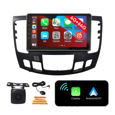 [4G 64G] Android Car Stereo FM Radio Carplay Android Auto 9" Touchscreen Headunit Media Player with Backup Camera for Hyundai Sonata 2009 2010 2011 at