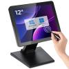 MUNBYN 12-inch POS Touchscreen Monitor, LED POS Monitor, HDMI/VGA Capacitive Screen Display, Foldable Stand for Small Business, Retail, Restaurant, Bar, No Driver Required, 2Y Protection view 1