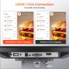 MUNBYN 12-inch POS Touchscreen Monitor, LED POS Monitor, HDMI/VGA Capacitive Screen Display, Foldable Stand for Small Business, Retail, Restaurant, Bar, No Driver Required, 2Y Protection view 4