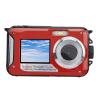 2.7K Camera Underwater Camera Snorkeling 11FT with Dual Screens, 48MP 16x Digital Zoom Compact Digital Camera for Snorkeling Diving (Red) view 1