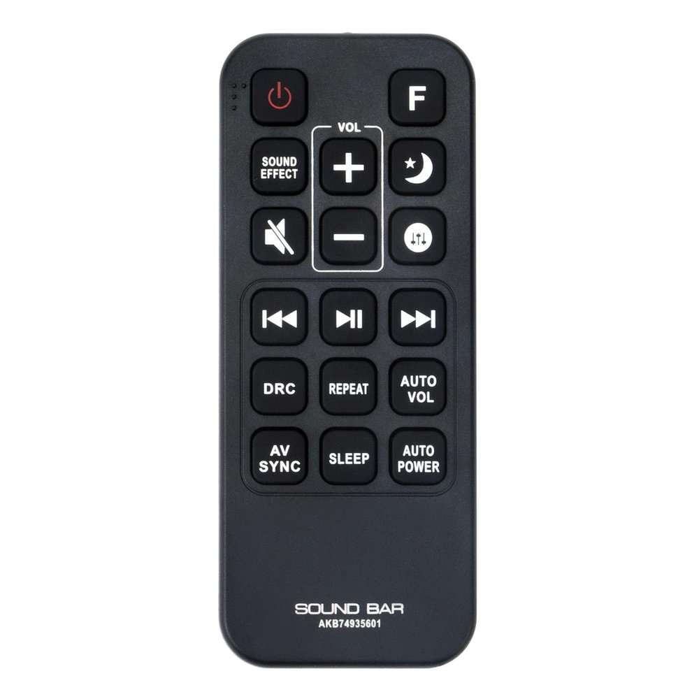Replacement AKB74935601 Sound Bar Remote Control Compatible with LG Soundbar Speaker SH7B SH7 SH8B SH8 SH7BOM