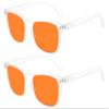 ORANZI 98.6% Blue Light Blocking Glasses for Computer & Gaming - Anti Harmful Blue Ray for Better Sleep, Amber Lenses Anti Fatigue & Eye Strain view 1