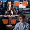 ORANZI 98.6% Blue Light Blocking Glasses for Computer & Gaming - Anti Harmful Blue Ray for Better Sleep, Amber Lenses Anti Fatigue & Eye Strain view 2