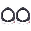 ApplianPar Car Stereo Door Speaker Adapter Mounting Plates 6.5 Inch Stand Ring Kit with Wiring Connector Harness Cable Plug view 1