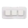 Mtlavishness 3 Key Keypad RGB Backlit 3 Keys USB Interface Mechanical Programmable Plug and Play Macro Keypad for Computer White (White) view 3