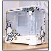 ATX Case, Computer Cases,Mid-Tower PC Gaming Case M-ATX/ITX - Front I/O USB 3.0 /Type-C Port - 270  Panoramic View Tempered Glass Panel - Includes A Themed Light Board view 1