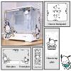 ATX Case, Computer Cases,Mid-Tower PC Gaming Case M-ATX/ITX - Front I/O USB 3.0 /Type-C Port - 270  Panoramic View Tempered Glass Panel - Includes A Themed Light Board view 2