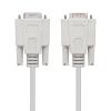 RS232 Serial Cable with DB9 Male to DB9 Female connectors, 3 m Length, Ideal for Connections Between Serial Communication Devices. view 1