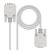 RS232 Serial Cable with DB9 Male to DB9 Female connectors, 3 m Length, Ideal for Connections Between Serial Communication Devices. view 2
