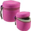 Navitech Purple Water Resistant Camera Lens Protective Case Pouch - Compatible With Fujifilm XF23 mm F2 R Lens view 1