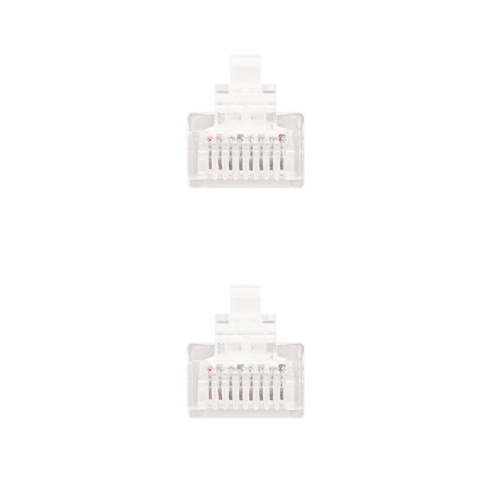 Blendend Category 6 UTP Network Patch Cable, AWG24 Gauge, White, Length 1 m, Ideal for Stable and Secure Network Connections.