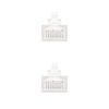 Blendend Category 6 UTP Network Patch Cable, AWG24 Gauge, White, Length 1 m, Ideal for Stable and Secure Network Connections. view 1