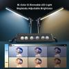 2 Pack LED Video Light Kit, Scrhot Photography Lighting Kit with 63" Tripod Stand, Podcast Lighting Dimmable 2800-8400K Studio Lights for Video Recording, Game Streaming, Filming, YouTube, Tiktok view 3