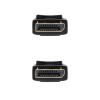 0.5m DisplayPort Cable with DP Male to DP Male Connectors - Black - Ideal for transmitting high Definition Video Signals Between Compatible Devices. view 2