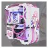 HDYDSSD ATX/M-ATX/ITX Mid Tower Gaming Case, Aluminum Alloy, I - USB 3.0, Tempered Glass Side Panel view 1