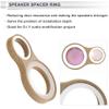 RATCHROLL 2 Set Universal Speaker Spacer Ring Adapter Dual Rings Waterproof for 2" for 4" with Acrylic Washers and Light Strip Brown Wood view 3