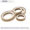 RATCHROLL 2 Set Universal Speaker Spacer Ring Adapter Dual Rings Waterproof for 2" for 4" with Acrylic Washers and Light Strip Brown Wood view 4