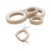 RATCHROLL 2 Set Universal Speaker Spacer Ring Adapter Dual Rings Waterproof for 1.2" for 3.5" with Acrylic Washers and Light Strip Brown Wood view 1