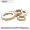 RATCHROLL 2 Set Universal Speaker Spacer Ring Adapter Dual Rings Waterproof for 1.2" for 3.5" with Acrylic Washers and Light Strip Brown Wood view 4