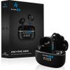 myherobk Hybrid Active Noise Cancelling Wireless Earbuds, 6 Mics ENC AI Call, Headphones Bluetooth 5.4, Earphones with Transparency Mode and Deep Bass in-Ear, Smart Power LED Display, 40 Hrs Playtime view 1
